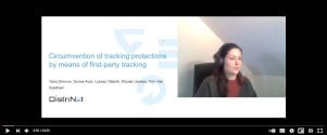 Circumvention of tracking protections by means of first-party tracking (by Yana Dimova)
