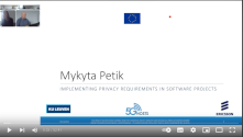 CIV Seminar -- Implementing privacy requirements in software projects (by Mykyta Petik)